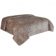 Peggy Bedsprei Taupe velvet